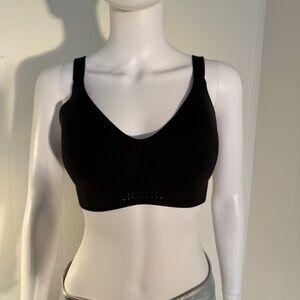 Victoria's Secret VSX Featherweight Sports Bra DD, S/P, NWOT, Black, Back-Clasp